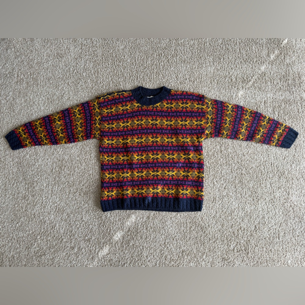 Multicolor Patterned Women's Sweater